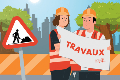 Travaux sur la RN 25 à Beaumetz-les-Loges - Agrandir l'image, fenêtre modale