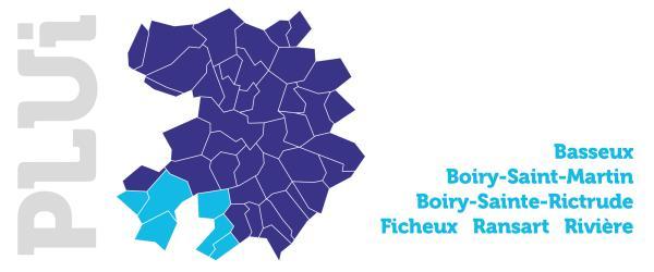 carte PLUi 6 communes